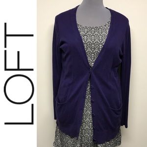 Ann Taylor LOFT Long Cardigan